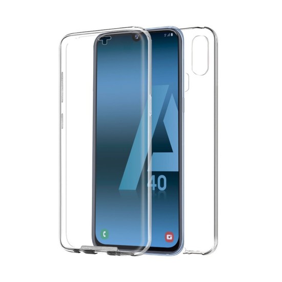 360º Silicon Case for Samsung Galaxy A40 Transparent